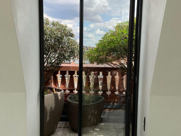 Offset Pivot Door